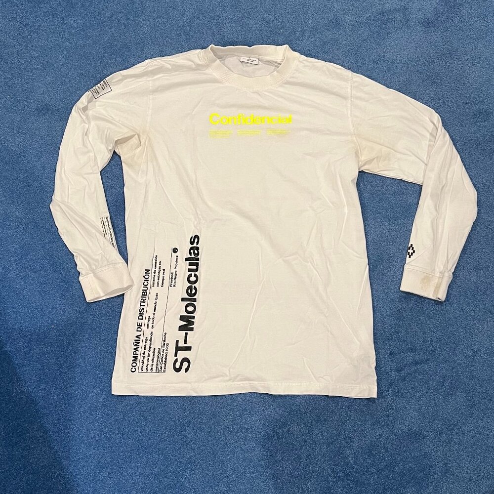 Marcelo Burlon County of Milan "Confidential" White Sweatshirt – Size M